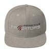 Snapback Hat - Primitive Predators Logo / Heather Grey